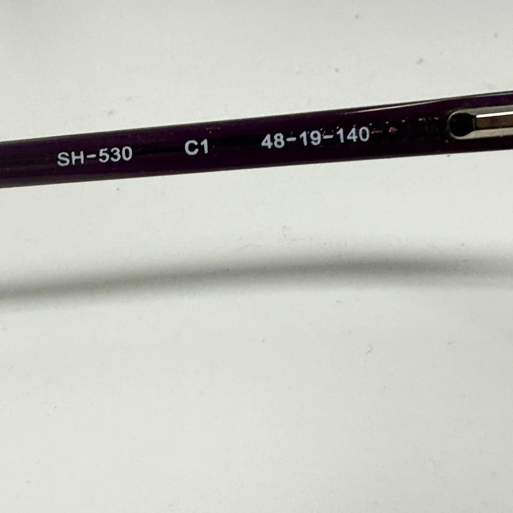 Scott Harris Europa SH-530 C1 Purple Amber Gradient Eyeglass Frames 48-19-140